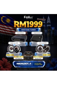 Merdeka 4️⃣ (Feelart DSP-480 + AL-V68 + SQ-6.5PM + SQ-6.0PM)